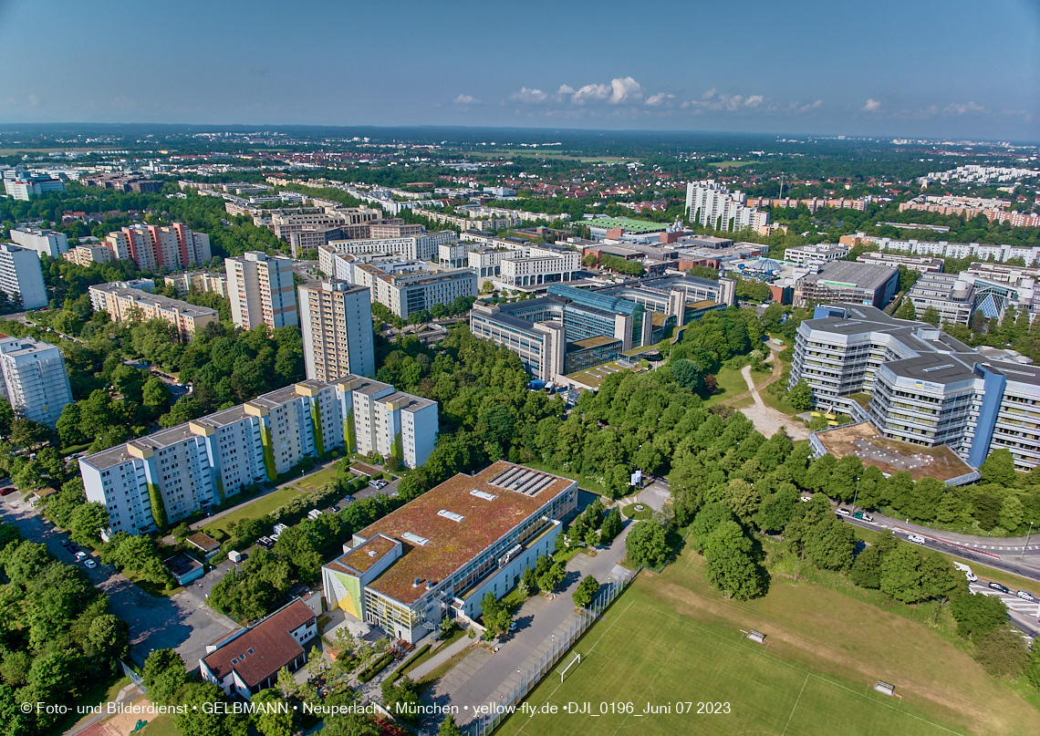 07.06.2023 - Perlach Plaza, PEP, Rentenversicherung, Wohnring, WACKER-Chemie in Neuperlach